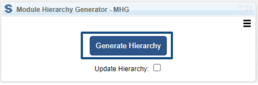 Click the Generate hierarchy main blue button